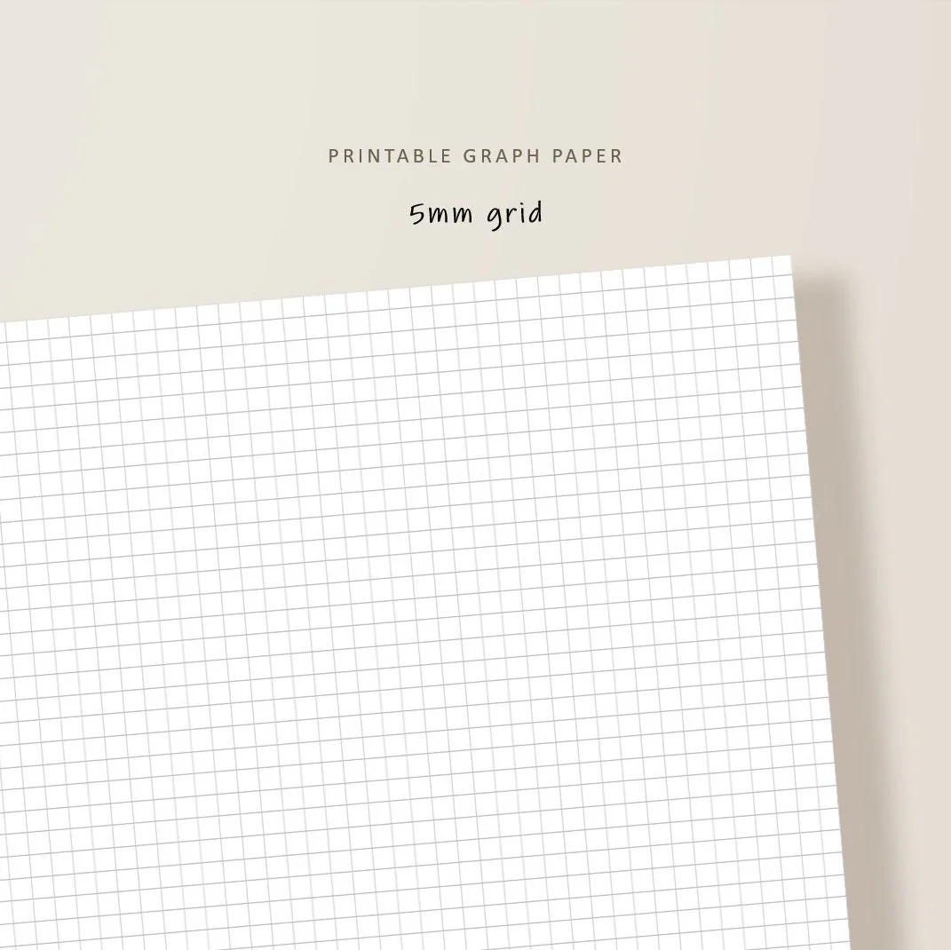 Grid Paper Notebook Printable