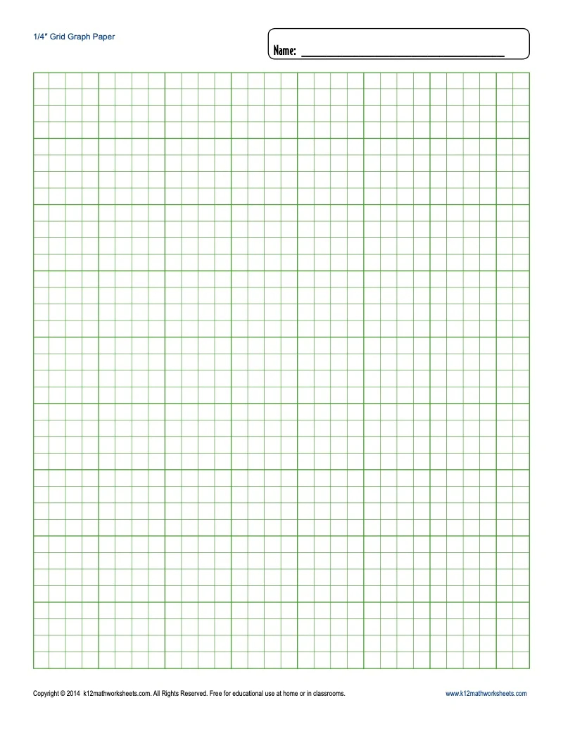 Printable Graph Paper Blank Templates