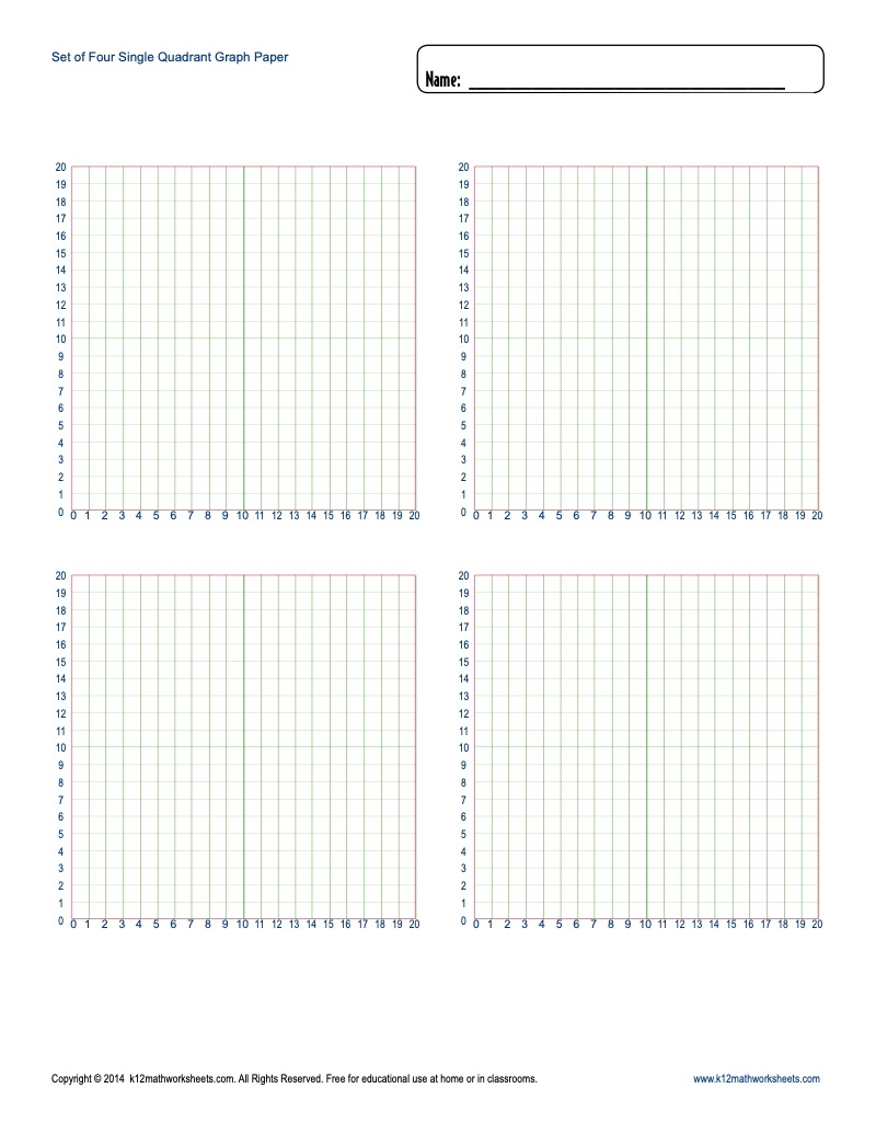 Printable Graph Paper Blank Templates