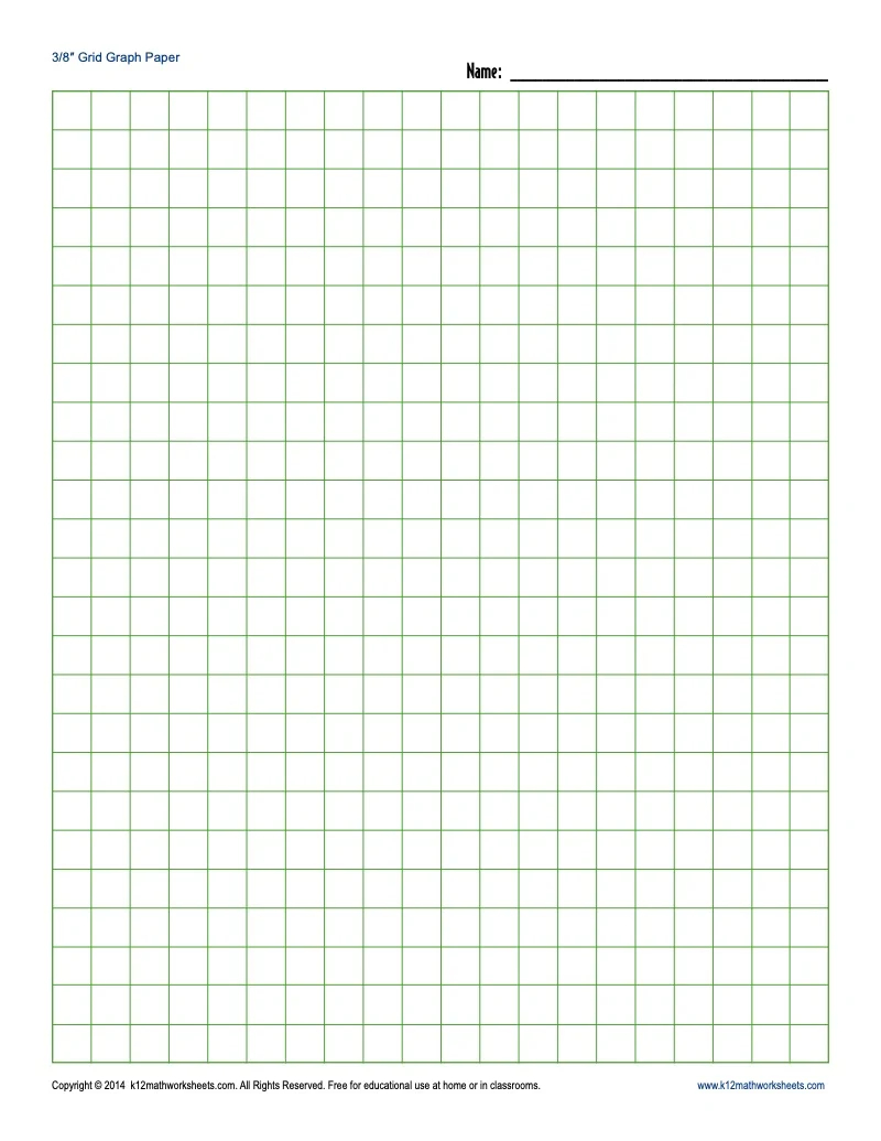 Printable Graph Paper Blank Templates