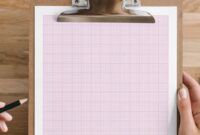 Printable Graph Paper For School 1mm And 10mm 1cm Pink Science graphics Grid Template 2 Versions Digital PDF Download A4 a5 letter half Etsy