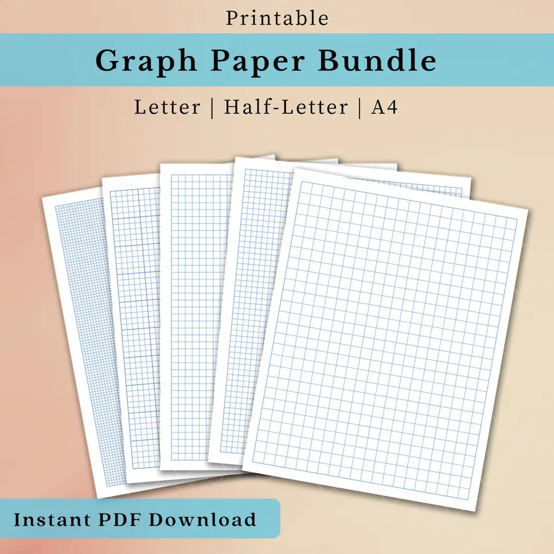 Half Inch Grid Paper Printable Free PDF