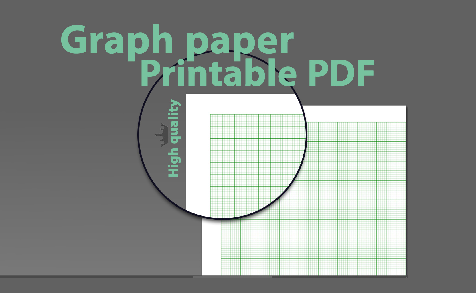 Free Printable Graphing Paper Green