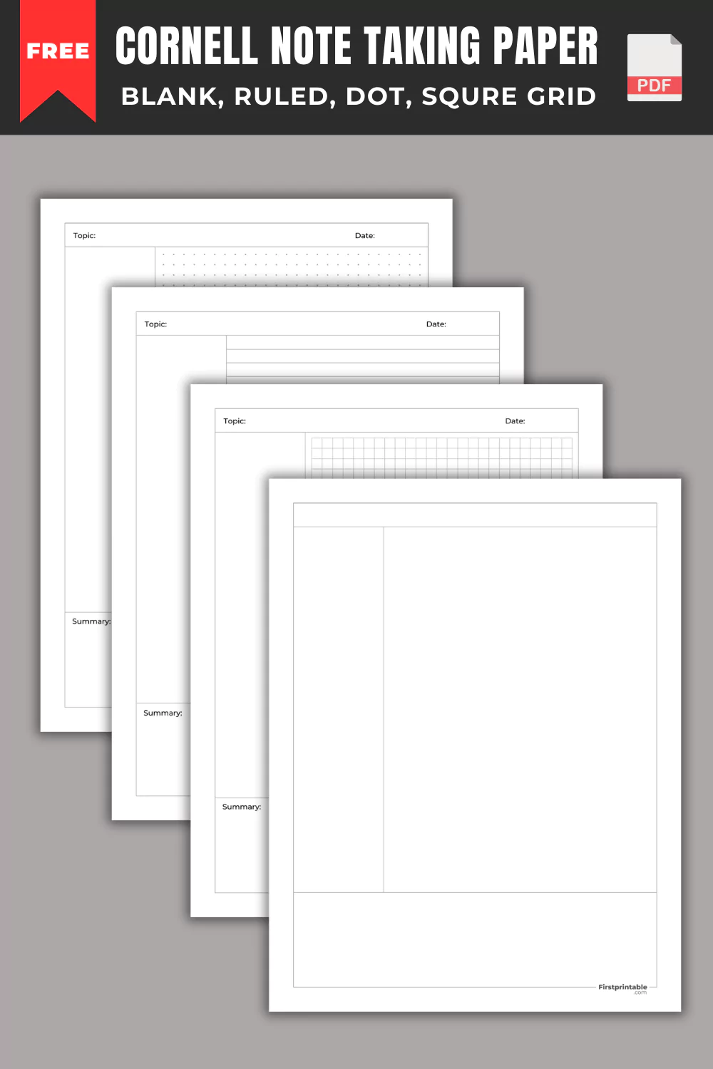 Free Printable Grid Paper