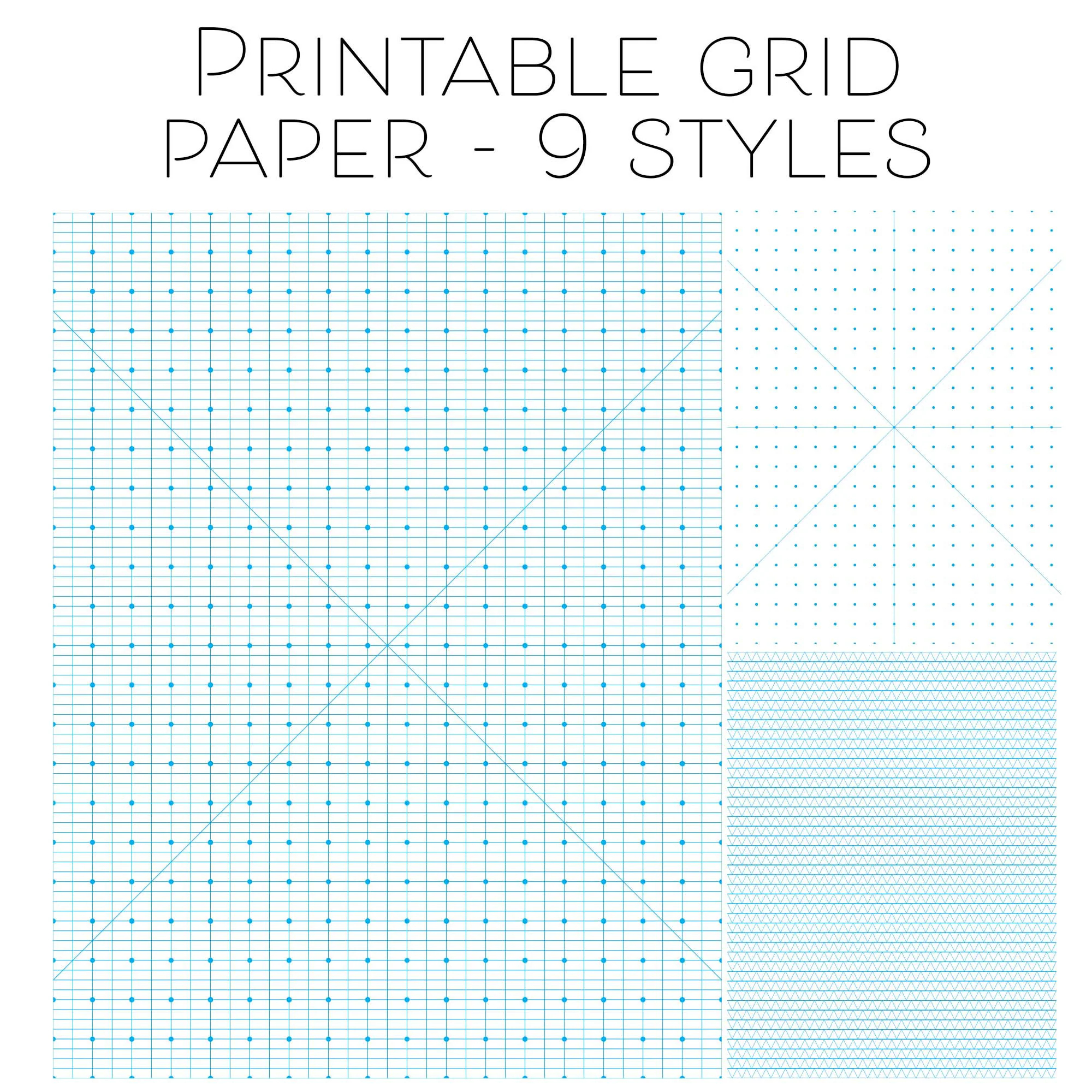 Printable Grid Paper PDF Dot Grid Graphing Paper Digital Graph Paper Digital Download Coloring Page Sketch Paper Logo Sheet Bundle Notepaper Etsy