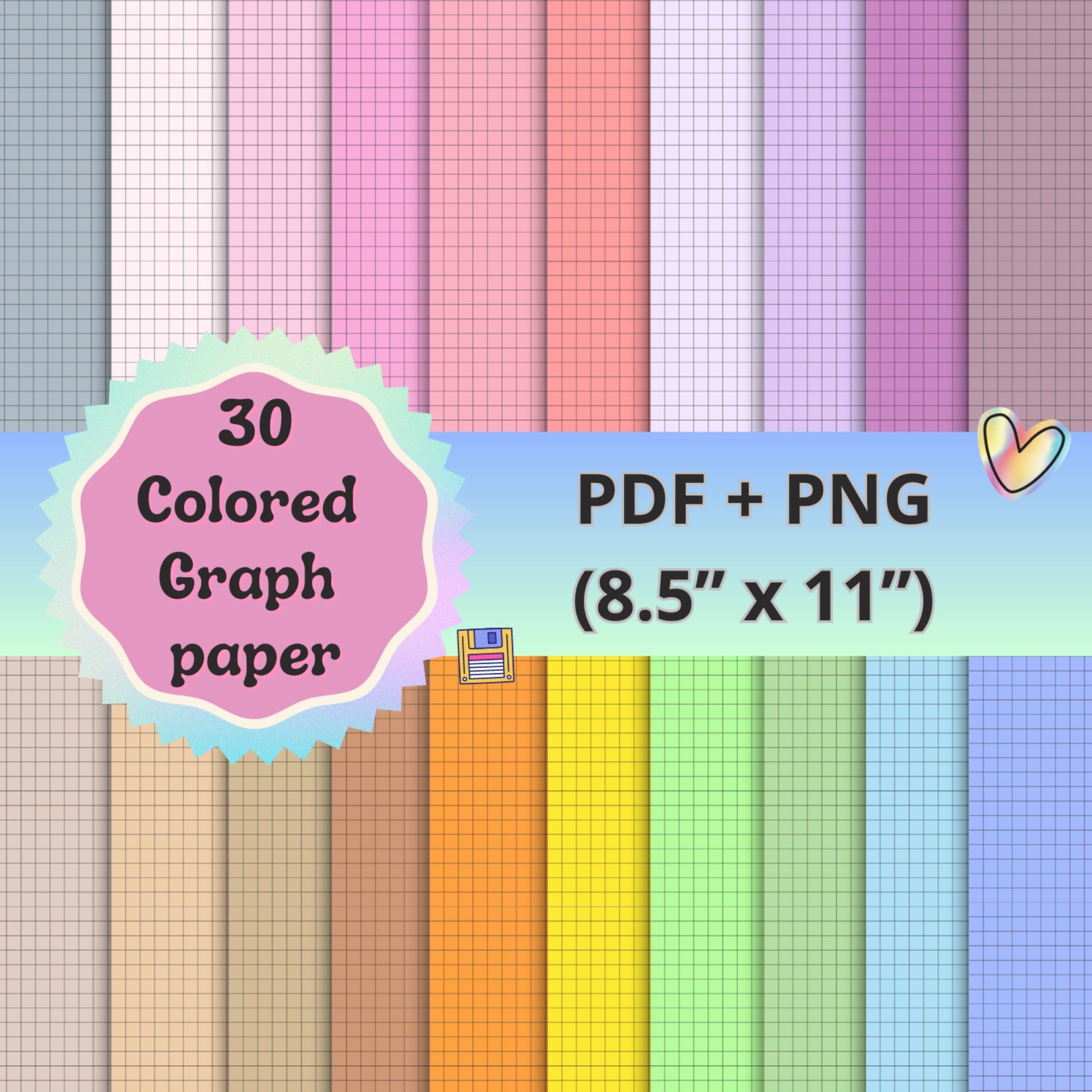 Graphing Paper Printable PDF