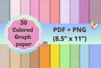 printable lined colored graph paper made by teachers