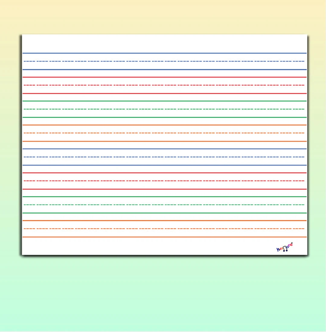 Printable Lined Paper Large Lined Paper 3 Lined Paper School Lined Paper Etsy