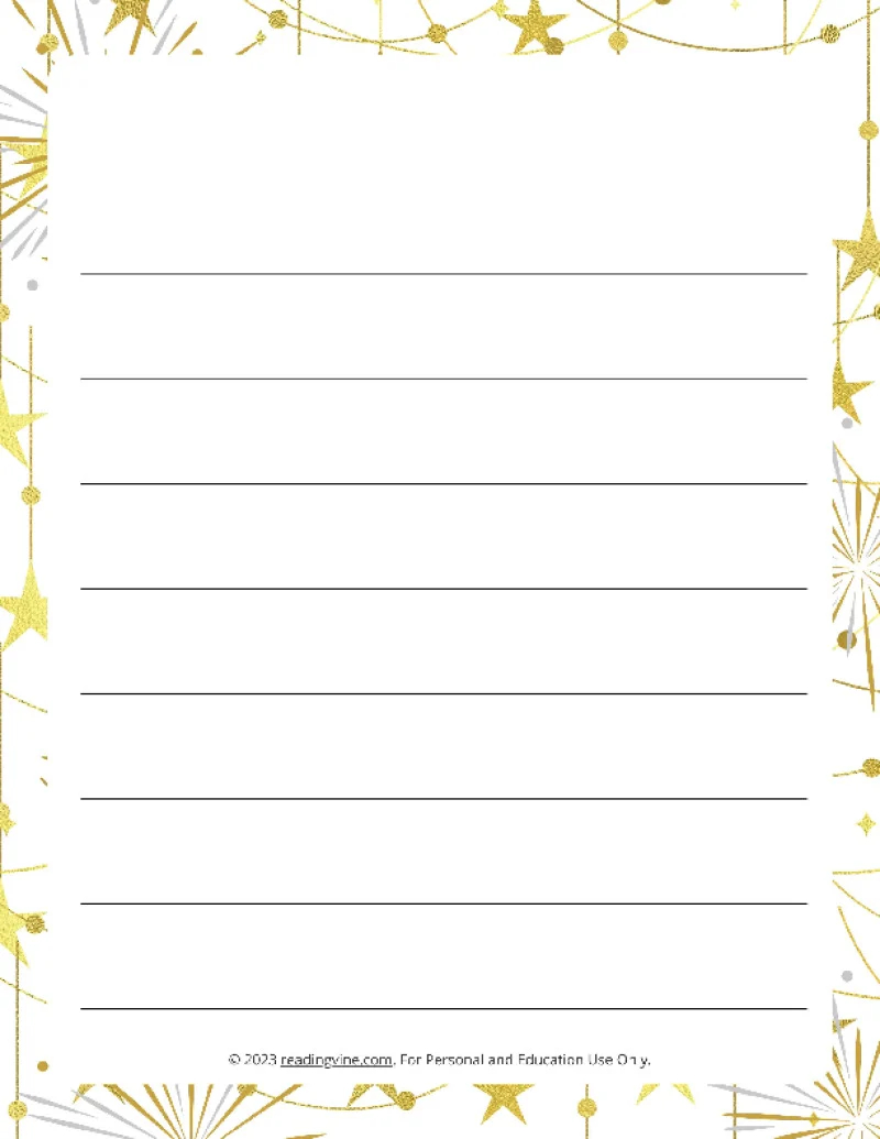Printable Lined Paper Over 100 Writing Paper Designs