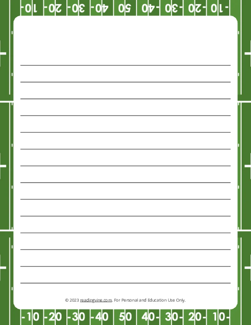 Themed Writing Paper Printable