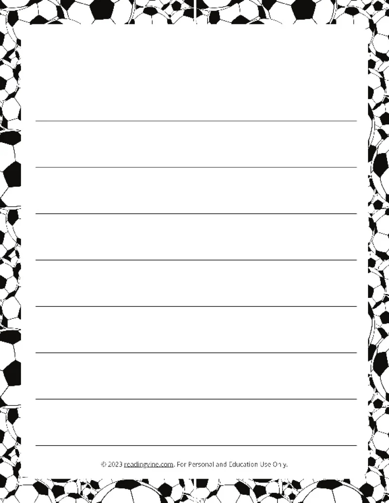 Printable Lined Paper Over 100 Writing Paper Designs