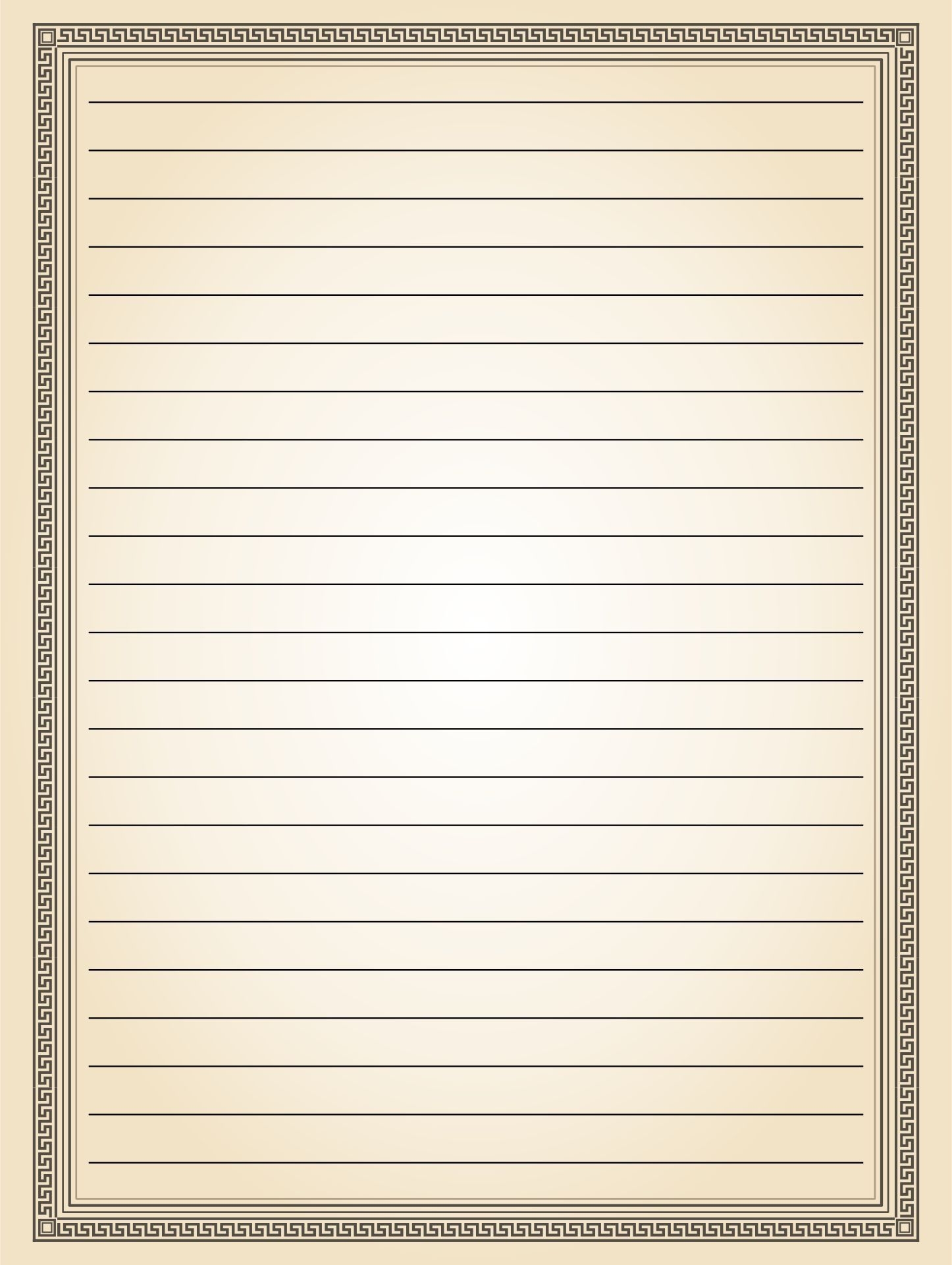 Printable Lined Paper With Borders Printable Lined Paper Worksheets Library