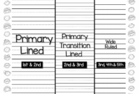 Printable Primary Lined Writing Paper All Seasons Themes Worksheets Library