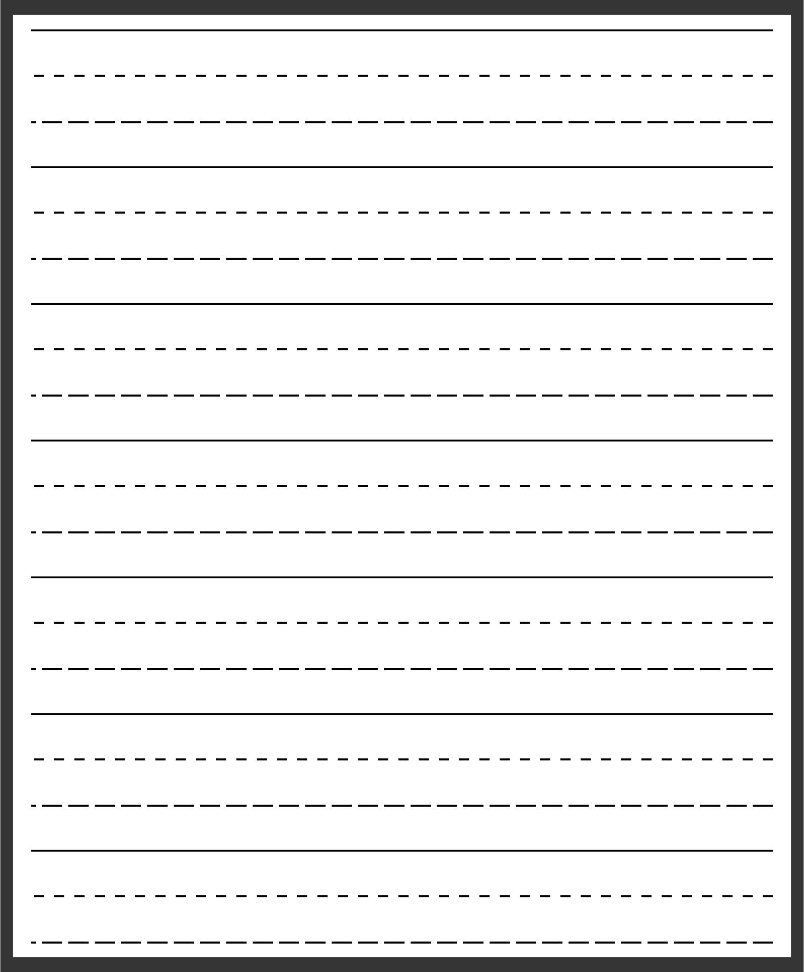 Printable Primary Lined Writing Paper All Seasons Themes Worksheets Library
