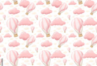 Printable Scrapbook Paper Design For Baby Girl For First Year Projects Stock Illustration Adobe Stock