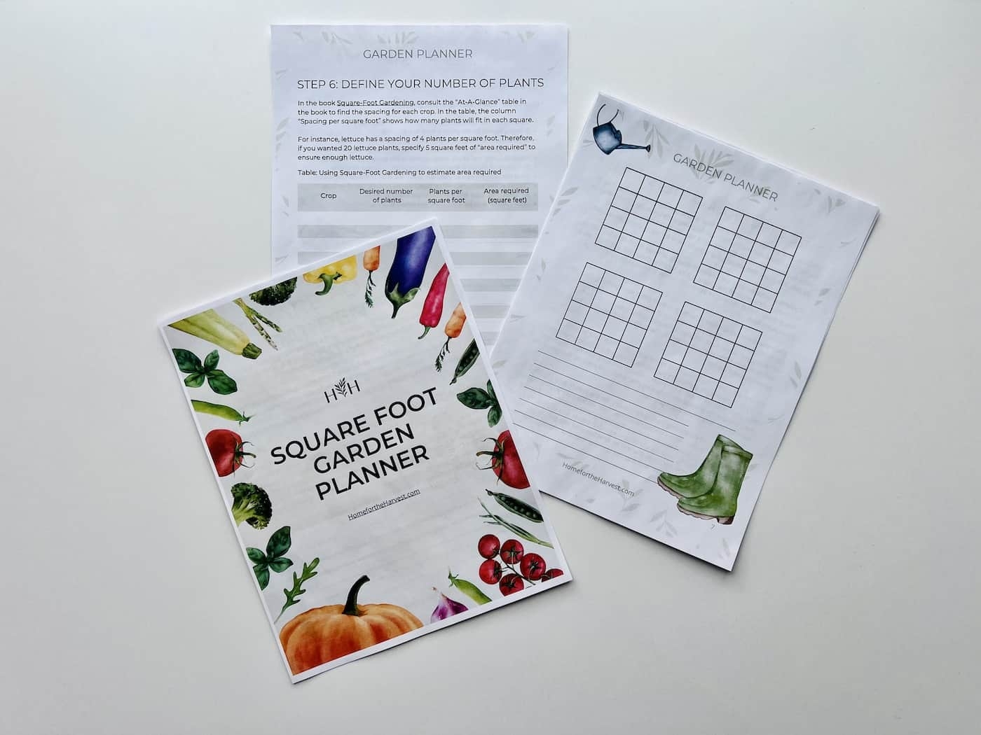 Printable Square Paper per Foot Chart