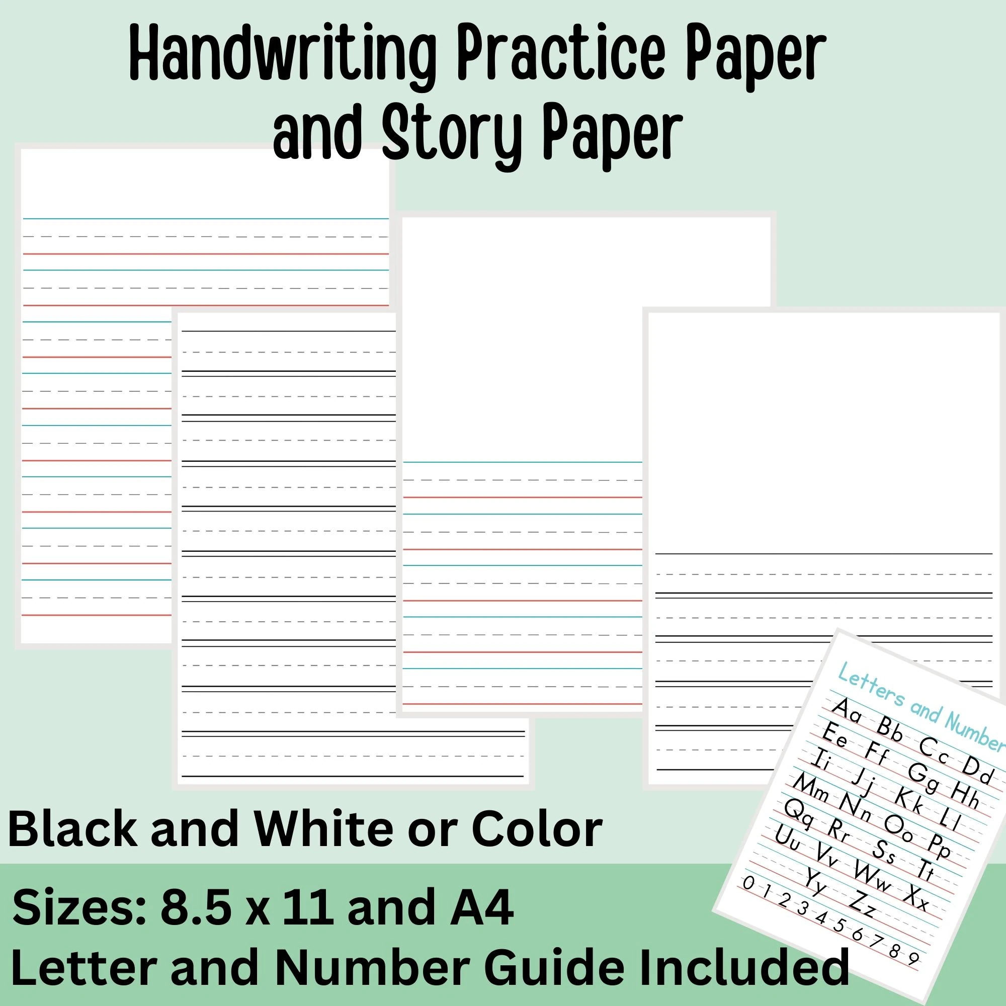 Free Printable Story Writing Paper