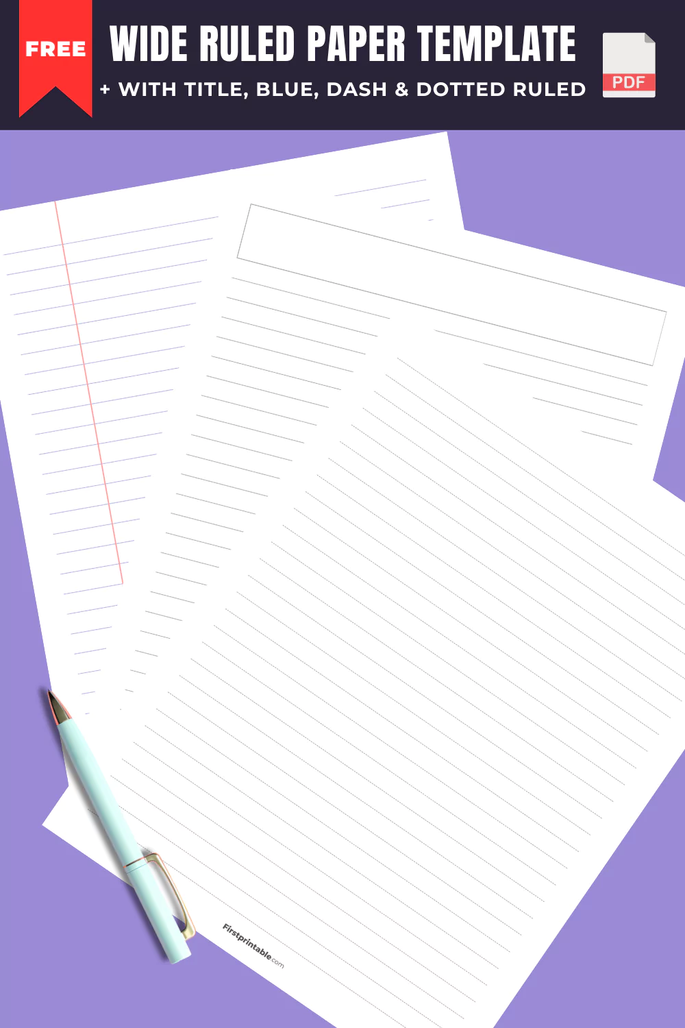 Binder Paper Printable PDF Free