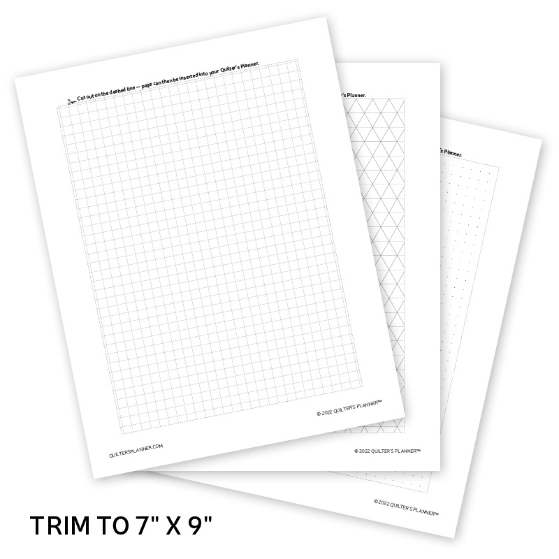 QP All Graph Papers 7x9 The Quilter s Planner