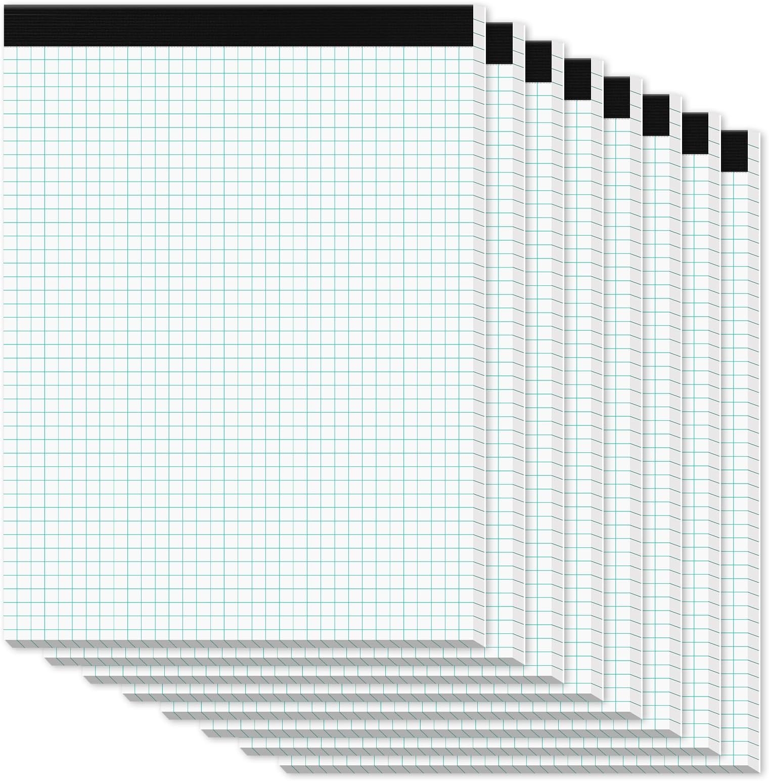 Quadrille Graph Paper TOPS Cross Section Graph Paper 8 5x11 Glue Top Pad 10x10 Grid 50 Sheets White Construction Paper