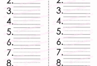 Reading Comprehension Worksheets Spelling Test Paper Templates Set 1