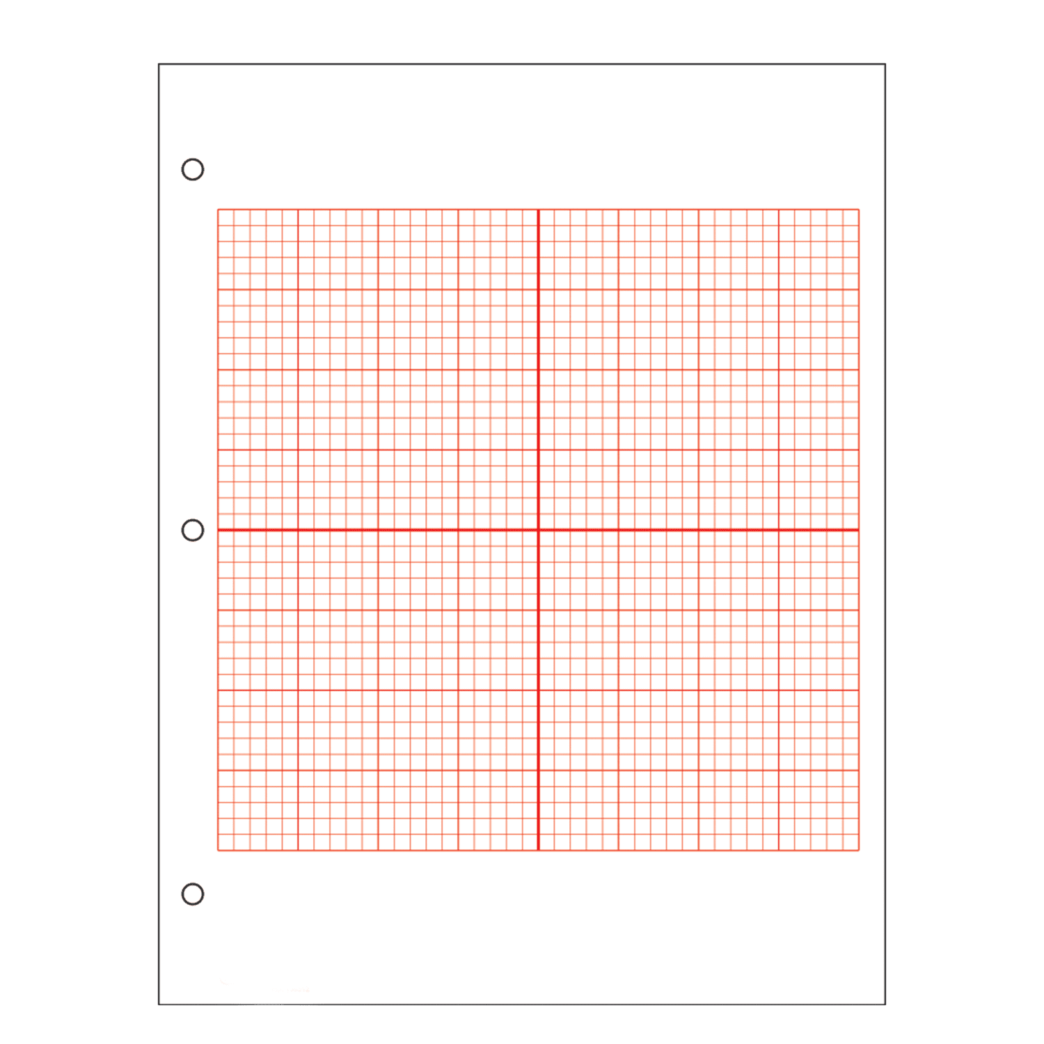 Printable Graph Paper 4 per Page