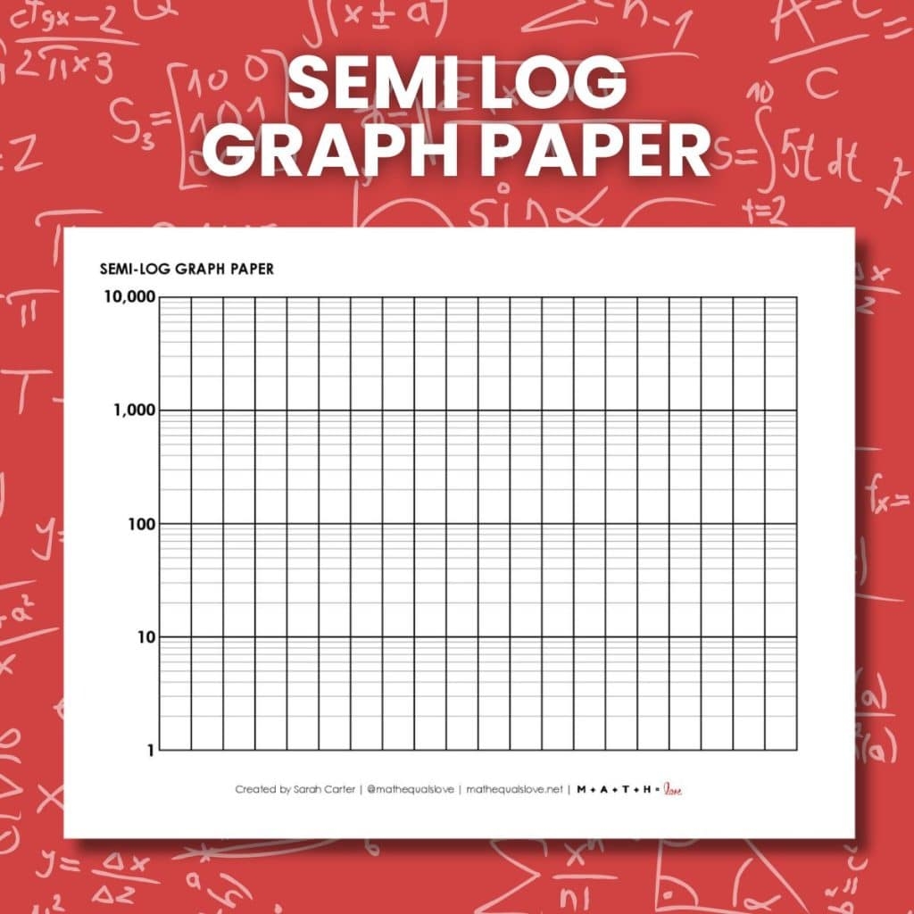 semi log graph paper free printable pdf download