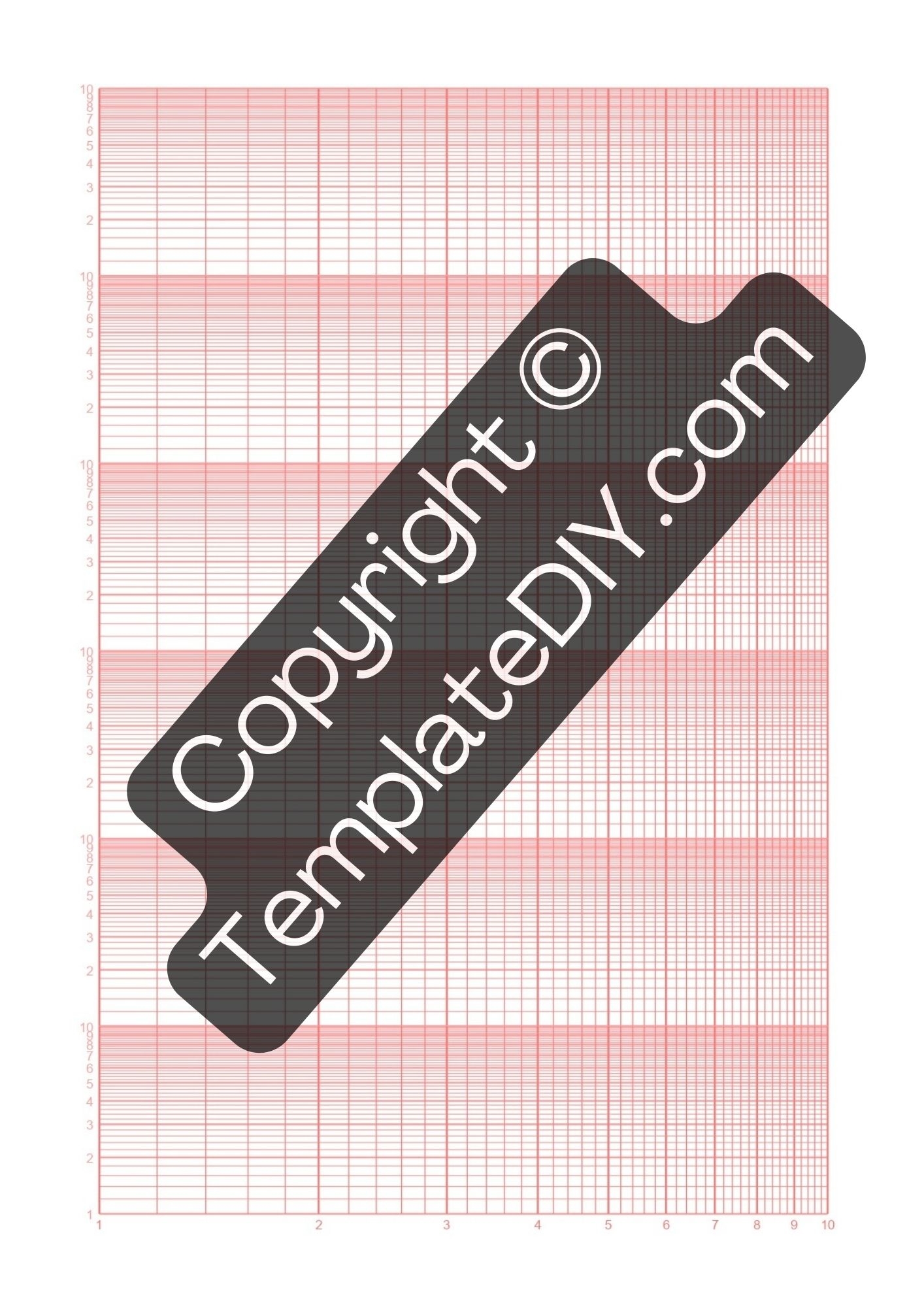 Semi-Log Graph Paper Printable