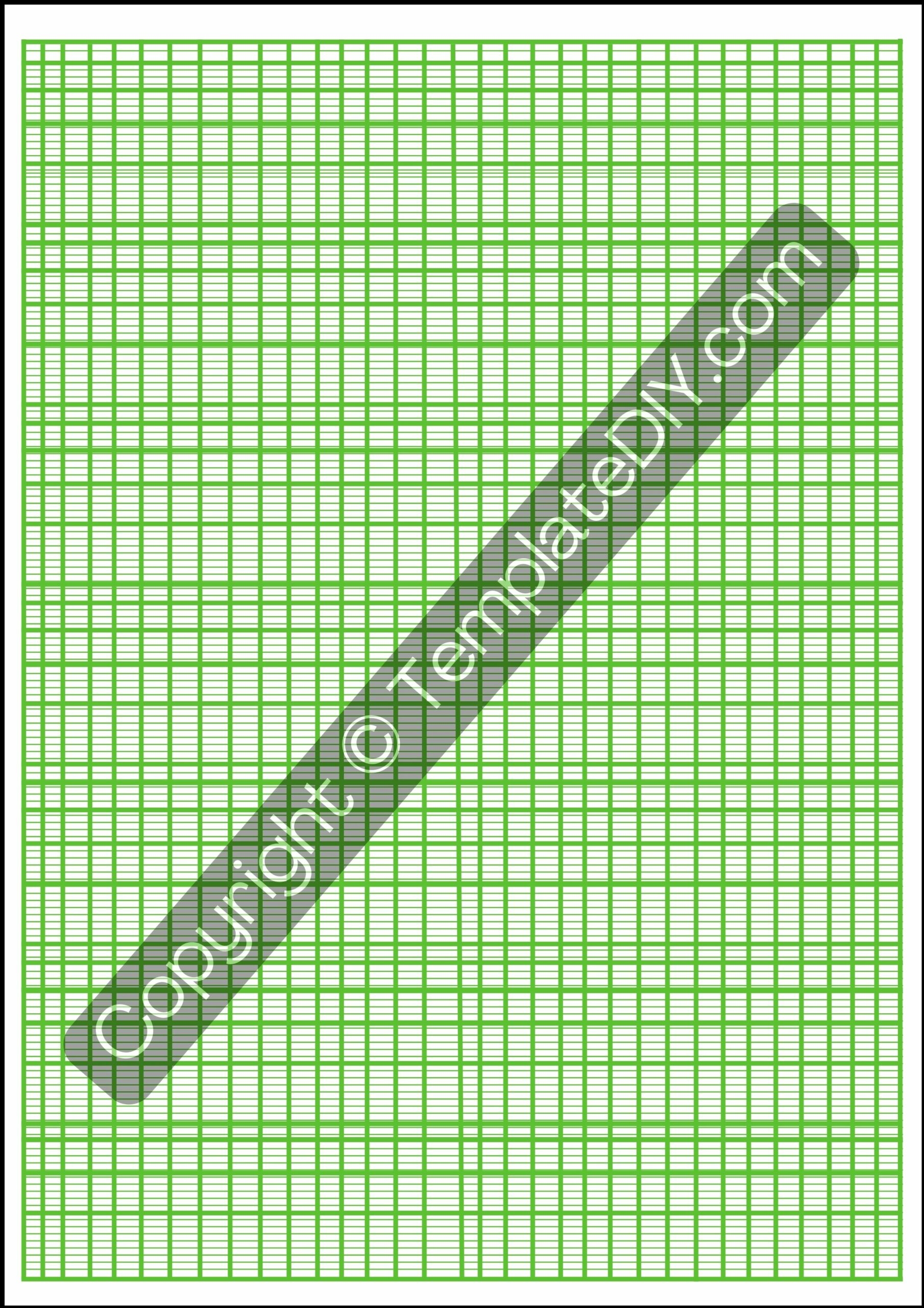 Semi Log Graph Paper Grid Paper Printable Template In PDF