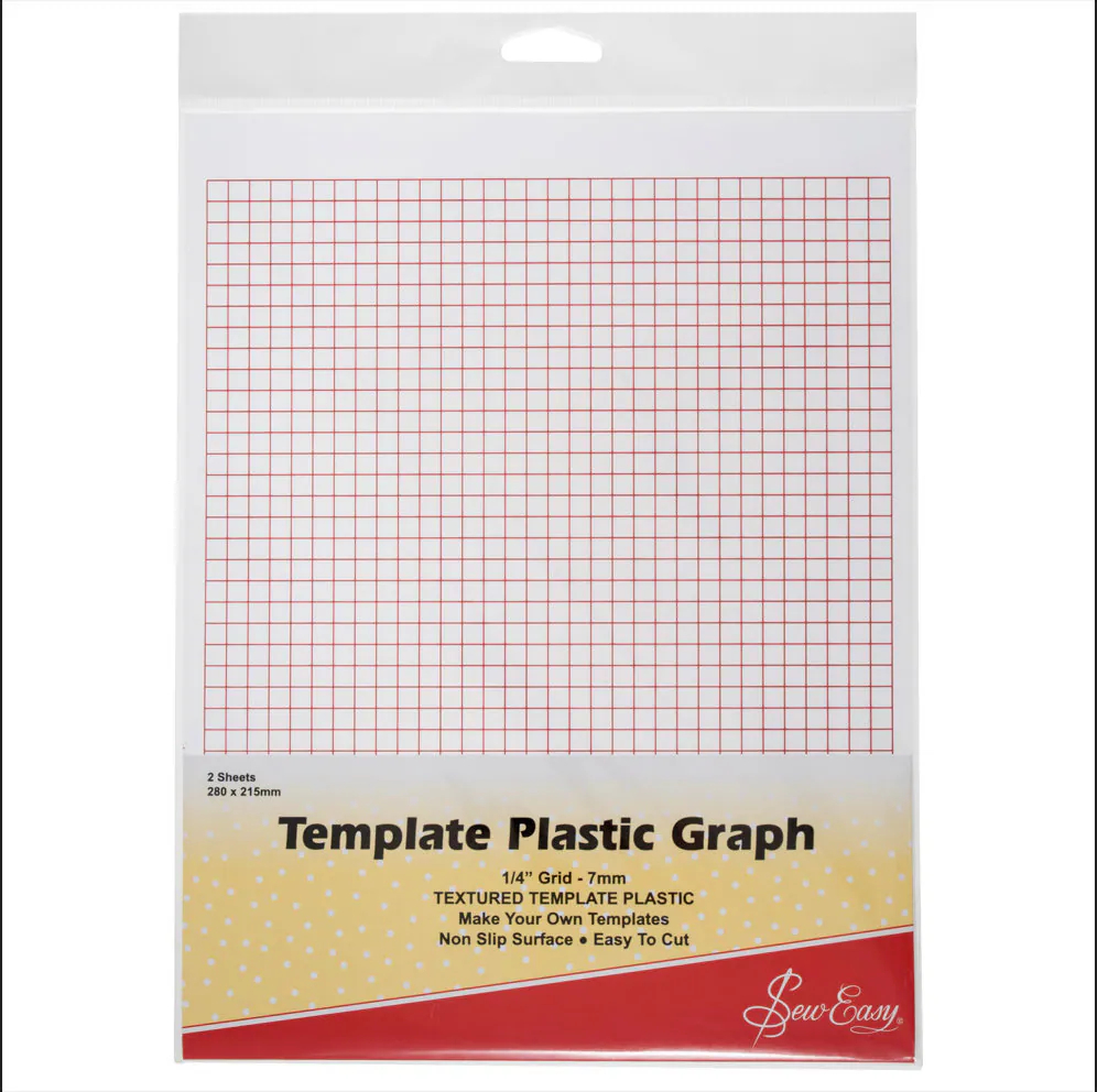 Sew Easy ER397 Plastic Printed Graph Template 7mm Grid 280 X 215mm 2 Sheets Etsy