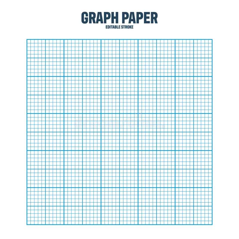 Sheet Of Graph Paper With Grid Millimeter Paper Texture Geometric Pattern Stock Vector Illustration Of Blank Architecture 296512287