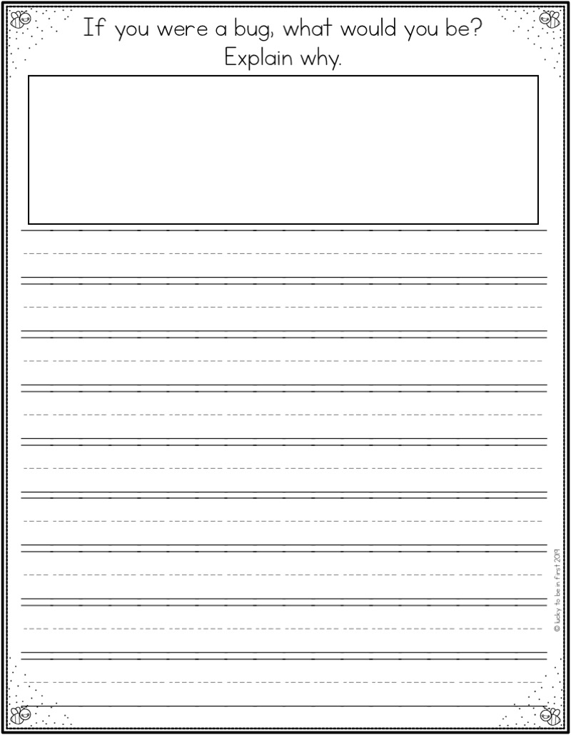 Spring Writing Paper Printable