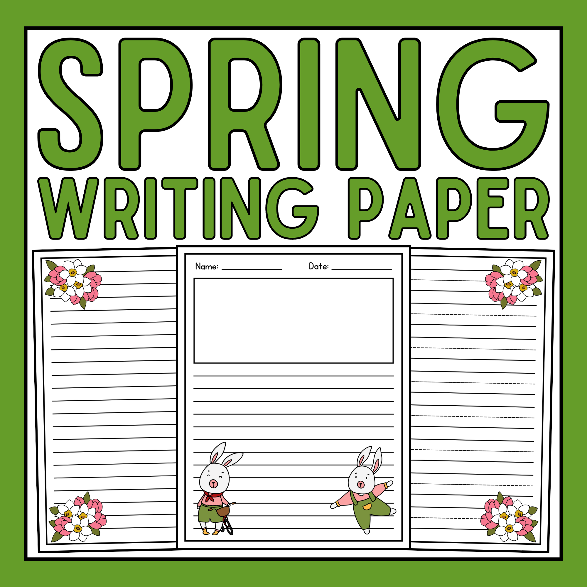 Second Grade Writing Paper Printable