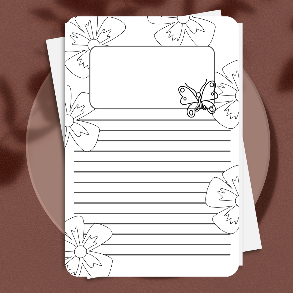 Spring Writing Paper With Lines Spring Flower Writing Paper Made By Teachers