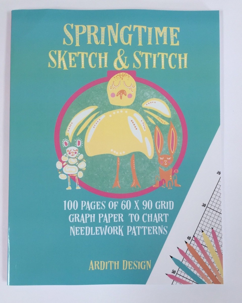 Springtime Sketch And Stitch 60 X 90 Grid Needlework Graph Paper Chart Patterns 9781982099015 EBay