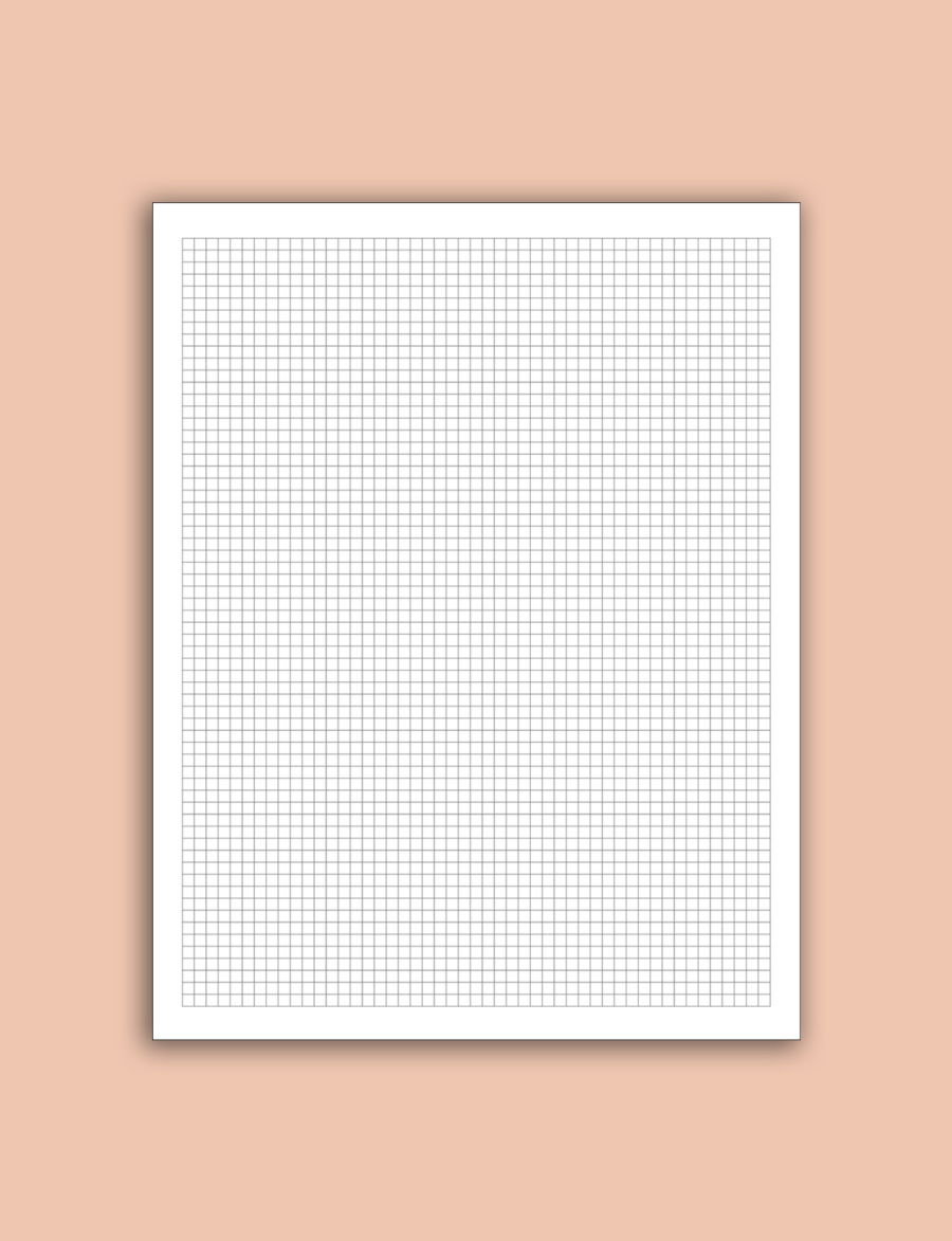 square grid paper printable pdf template download