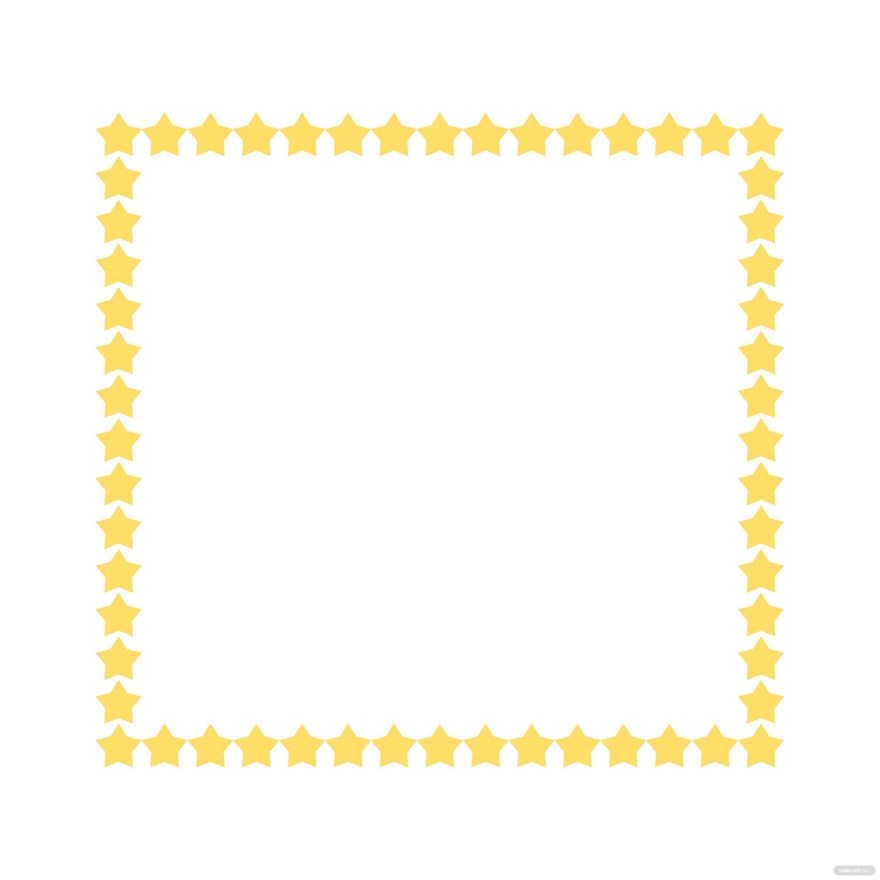 Star Border Clipart In Word SVG JPG EPS PNG Illustrator Download Template