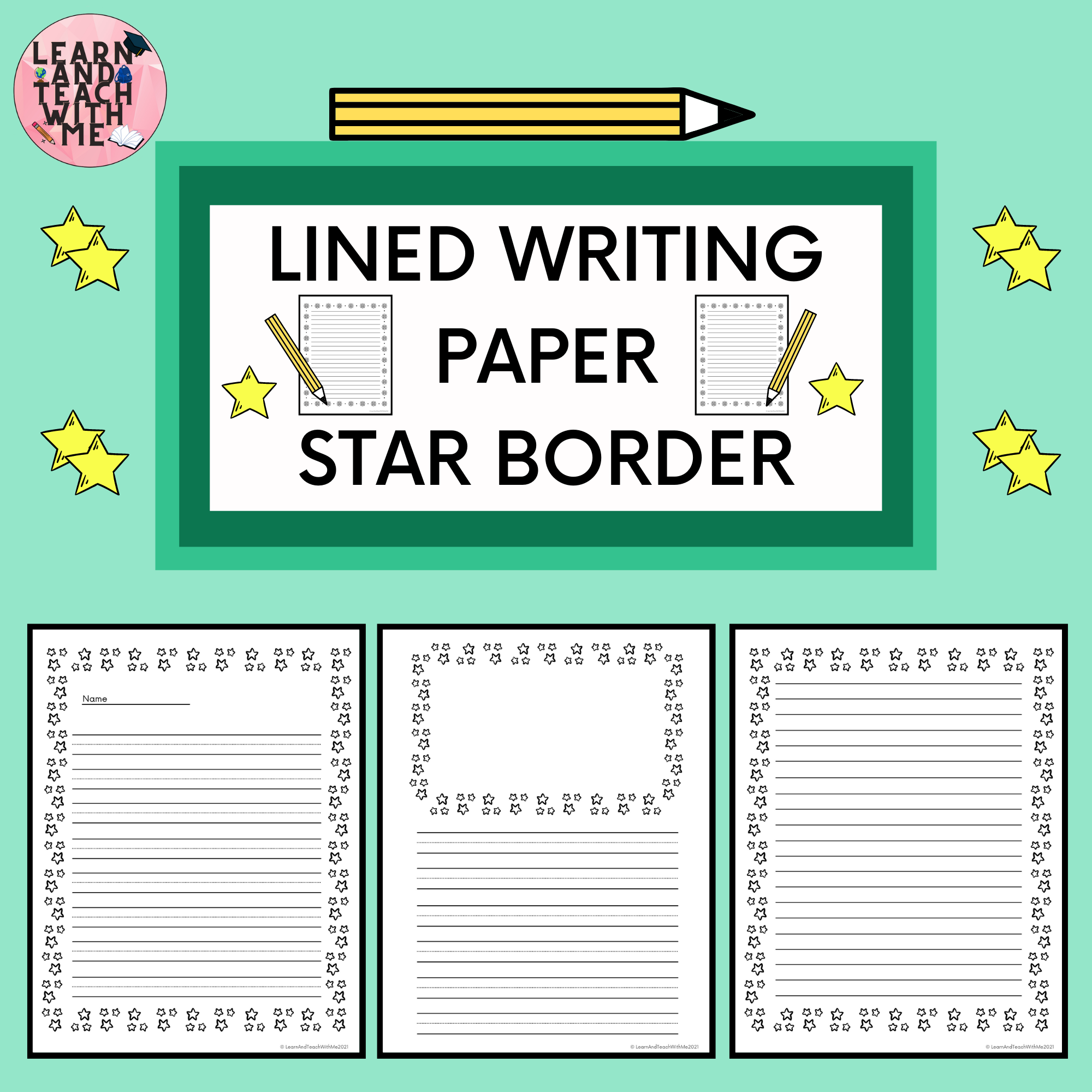 STAAR Lined Writing Paper Printable