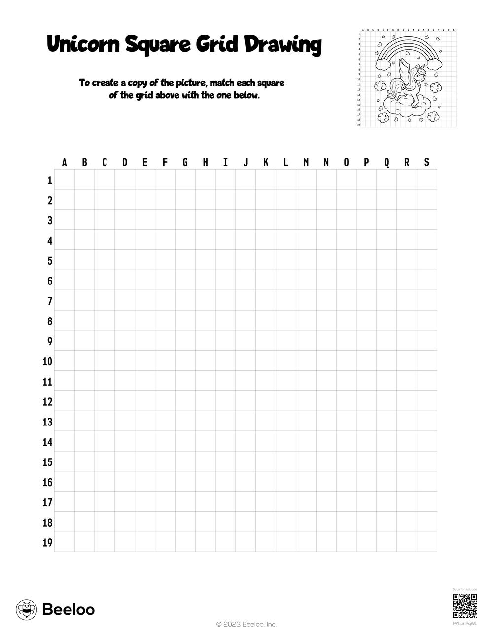 16 Square Grid Printable