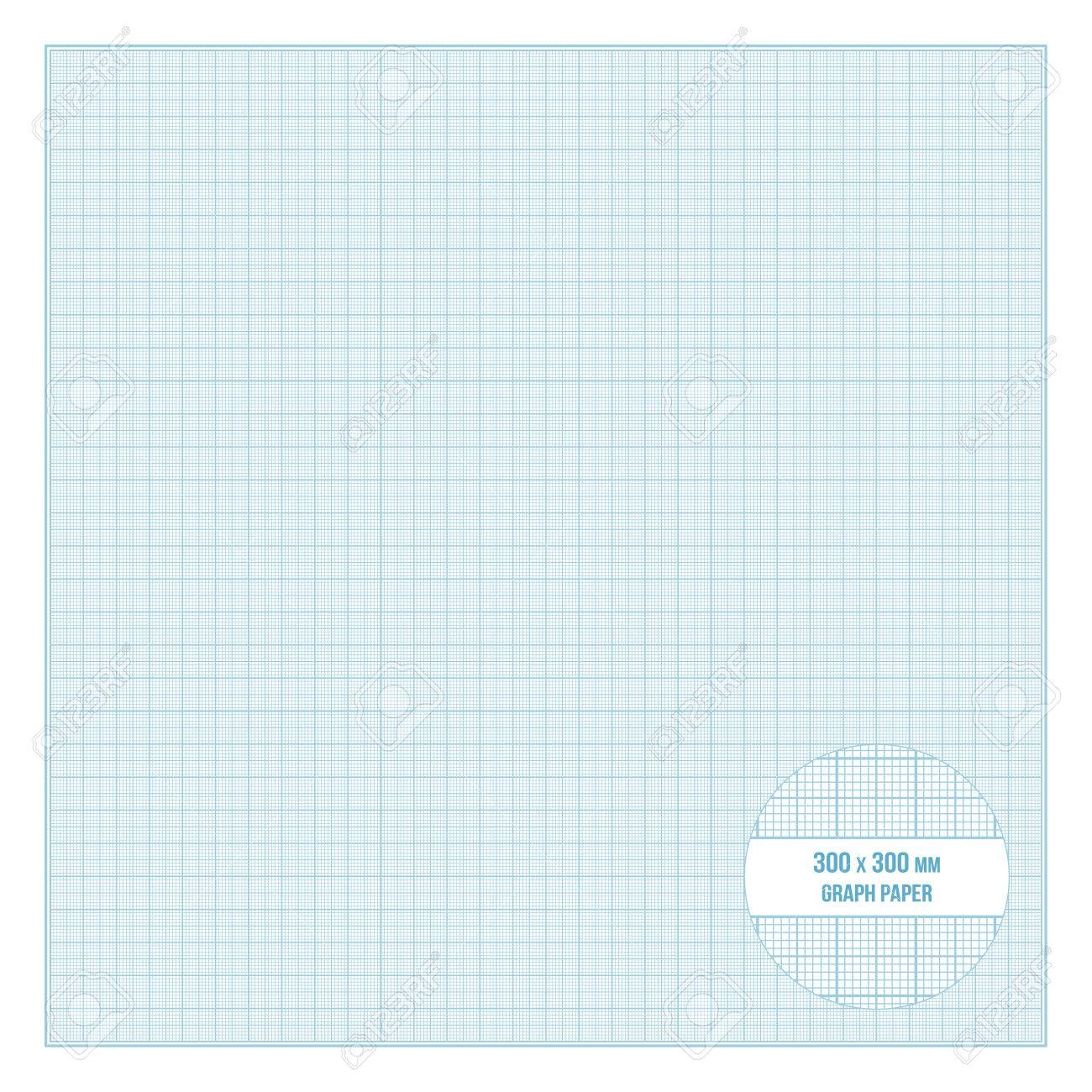 Vector Blue Printable Metric Graph Paper 30x30 Cm Size 1mm Grid Worksheets Library