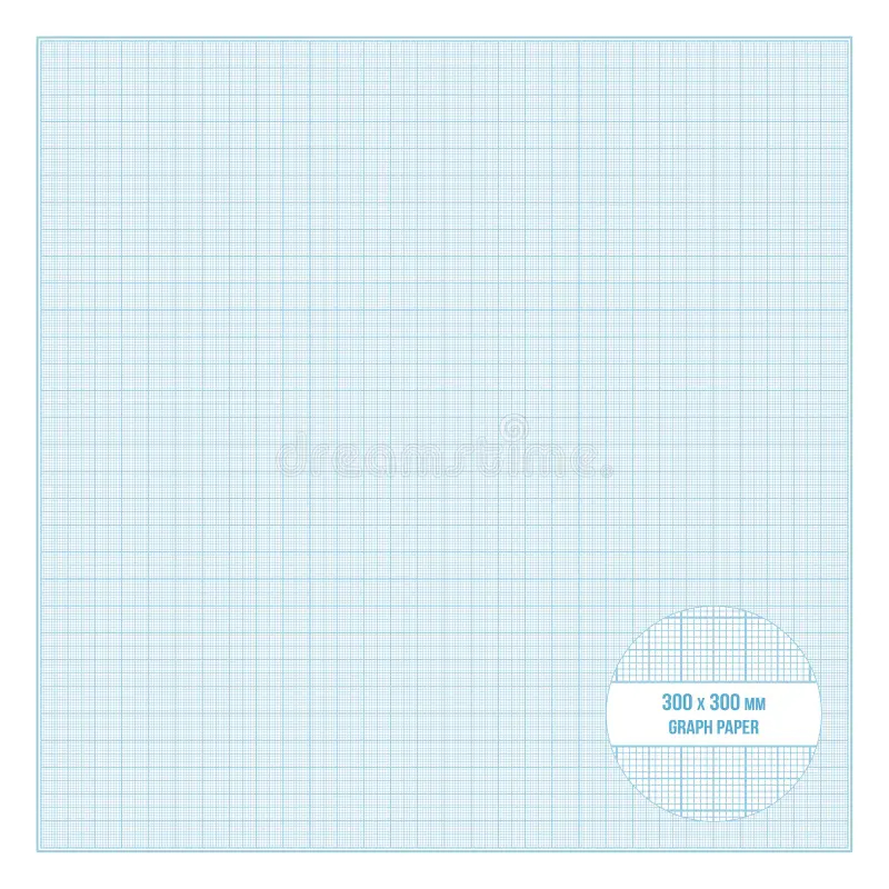 Vector Printable Metric Graph Paper 30x30 Cm Size Stock Vector Illustration Of Paper Backdrop 94614279
