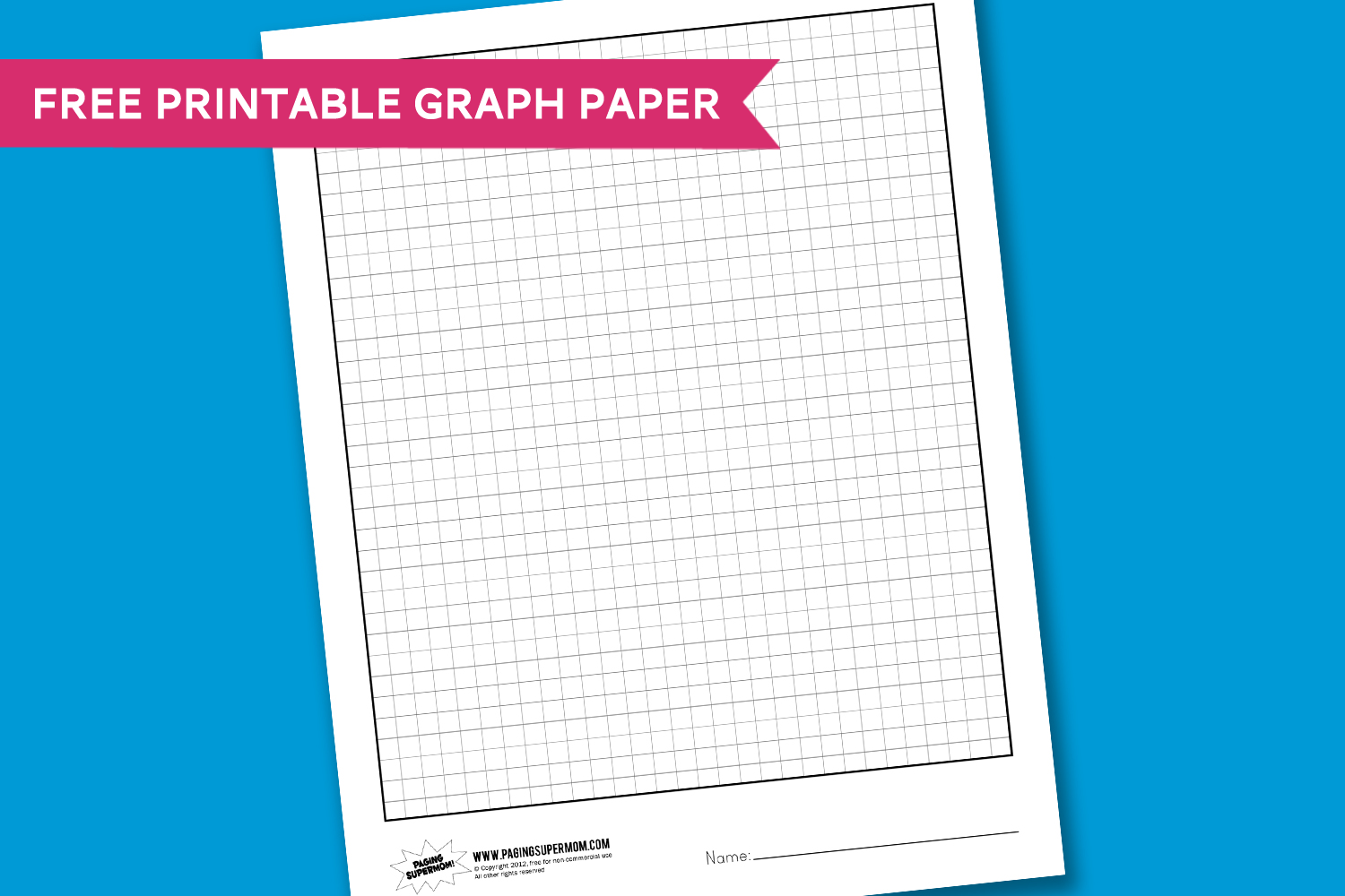 Free Printable Quad Paper