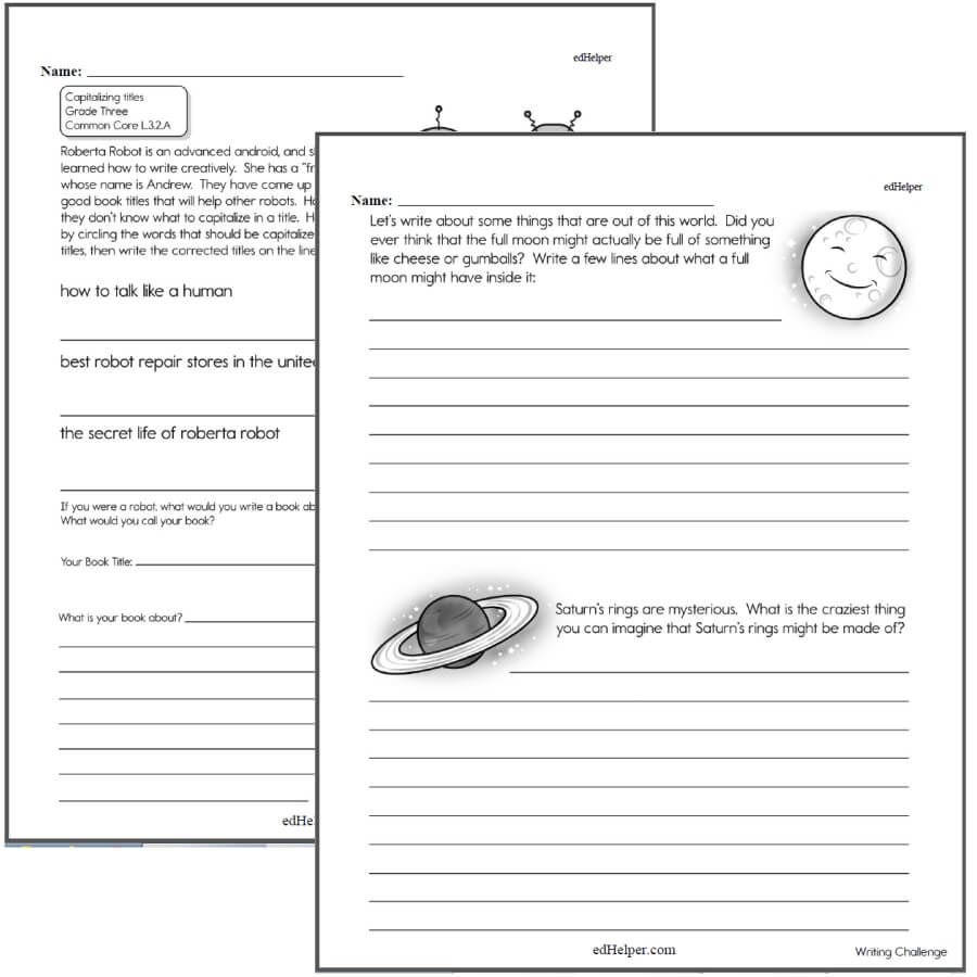 Grade 3 Writing Paper Printable